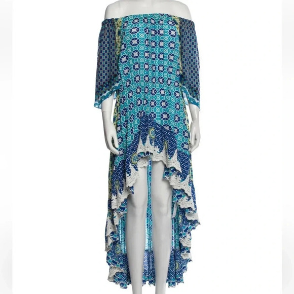 Rococo Sand silk dress size medium - Picture 6 of 8